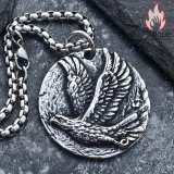 【即決推し】レトロなワシネックレス メンズ必携！欧米風個性派チタンスチールペンダントで男らしさ MAX