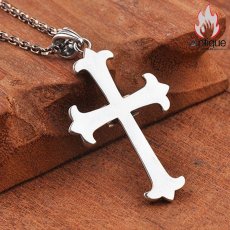 画像5: Antique Jewelry S925 シルバー製 ホルスの目・神の目 クロスモチーフ メンズネックレス シンプルレトロ アクセサリー (5)