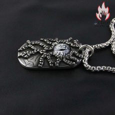 画像7: Antique Jewelry レトロ 悪魔の目 チタン鋼ペンダント メンズアクセサリー 個性なネックレス パンクペンダント (7)