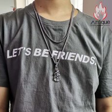 画像6: Antique Jewelry オリジナル 蛇 ベスエレキギター ネックレス ロック チタン鋼 ダーク ヒップホップ ペンダント レトロなアクセサリー (6)