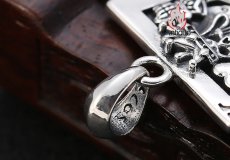 画像8: Antique Jewelry S925 純銀 トランプ K キング ペンダントネックレス スカルドクロモチーフ ヒップホップスタイル クリエイティブ個性デザイン メンズアクセサリー (8)