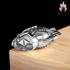 画像8: Antique Jewelry S925 シルバー 中世ヨーロッパ兜ペンダントネックレス メンズ ドクロヴィンテージ スチームパンクデザイン (8)