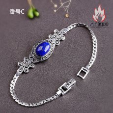 画像10: Antique Jewelry 新作 S925 シルバー 精密仕上げ レトロな宮廷風 編み込みバタフライデザイン 個性的 レディースブレスレット (10)