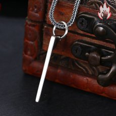 画像6: Antique Jewelry S925 純銀 精巧作り 虎頭角プレートペンダント メンズ シンプルスタイル ゴシック調 ファッションアクセサリー (6)