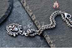 画像8: Antique Jewelry メンズネックレス クロス 王冠 スカル ペンダント チタンスチール製 レトロデザイン ヒップホップ 個性派 (8)
