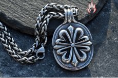 画像10: Antique Jewelry メンズ クロスネックレス ヒップホップ & 欧米風 チタンスチールペンダント レトロ 万能使い (10)