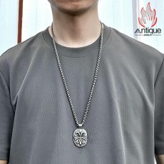 画像6: Antique Jewelry メンズ クロスネックレス ヒップホップ & 欧米風 チタンスチールペンダント レトロ 万能使い (6)