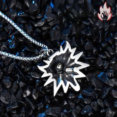 画像8: Antique Jewelry ドラゴンヘッドペンダント付きメンズチタン鋼ネックレス、個性的な刻印の入った男性向けアクセサリー (8)