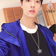 画像10: Antique Jewelry タングステンスチール ヴィンテージ舵輪ネックレス 男女兼用 ペンタグラムペンダント 学生向け贈り物 (10)